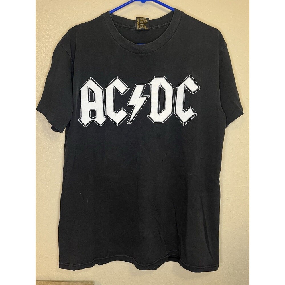 Vintage AC/DC Shirt Large Black 1996 Ballbreaker World Tour Band Brockum 90s